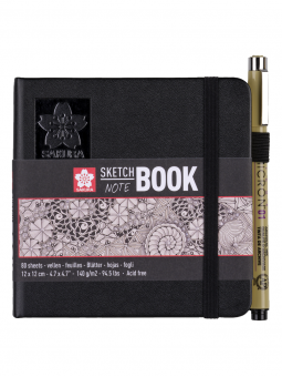 Libreta Sakura 140gr 80 Hojas Blanco Crema