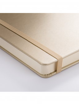 Libreta Sketchbook Art Creation Dorada 140gr 80 Hojas