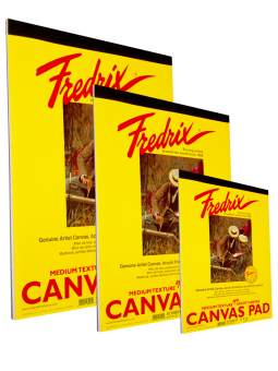 Block de Tela Blanca Fredrix Canvas Pad 10 Hojas