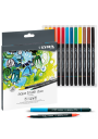 Marcadores Lyra Aqua Brush Duo Set 12 Colores L6521120