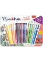 Marcadores Paper Mate Flair Colección Vintage Punta Media Set 24 Colores 2152224