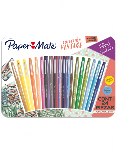 Plumones Paper Mate Doble Punta