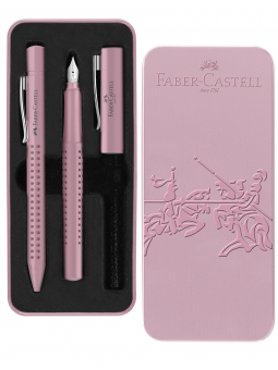 Set Pluma Y Bolígrafo Grip Colores Harmony Faber Castell Rose Shadow 201528