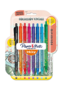 Lápices Pasta Inkjoy Paper Mate Colección Vintage Punta Media 1.0mm Set 8 Colores 2152227