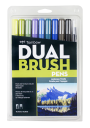 Marcadores Tombow Dual Brush Set 10 Colores Paisaje TB56169