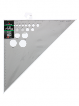 Triángulo de Aluminio Calibrado Alumicolor 45/90 AC5282-1