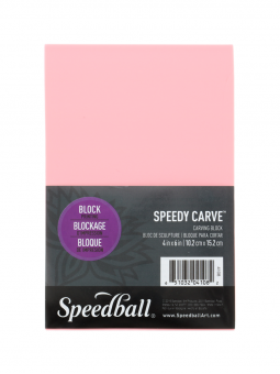 Linóleo Speedball Rosado Speedy Carve