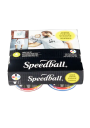 Tinta para Serigrafía Sobre Tela Speedball Set Colores Primarios y Negro 118ml 45025