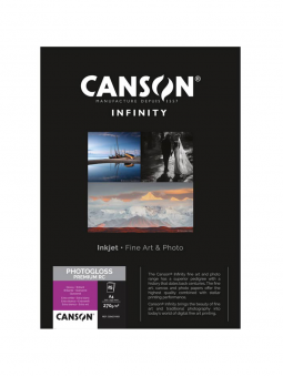 Resma Papel Canson Infinity Photogloss Premium RC 270gr Brillante