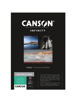 Resma Papel Canson Infinity Aquarelle Rag 240gr Mate