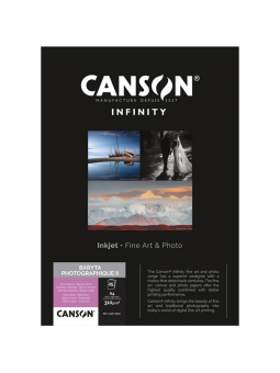 Resma Papel Canson Infinity Baryta Photographique II 310gr Satinado