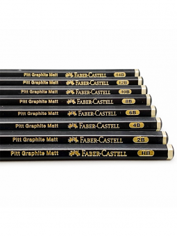 Lápices Grafito Pitt Mate Faber Castell