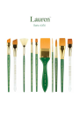 Pincel Acuarela Lauren Princeton Natural - Abanico Nº4 (Fan) 4350FN-4