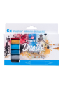 Marcadores Acuarela Ecoline Duotip set 6 Colores Paisaje Urbano 11609913