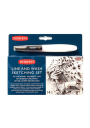 Lápices Grafito Acuarelables + Accesorios Derwent Set 14 Piezas 2302162