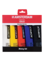 Acrílico Amsterdam Set 5 Colores 120ml Mezcla 17790904