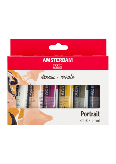 Acrílico Amsterdam Set 6 Colores 20ml Retrato 17820502