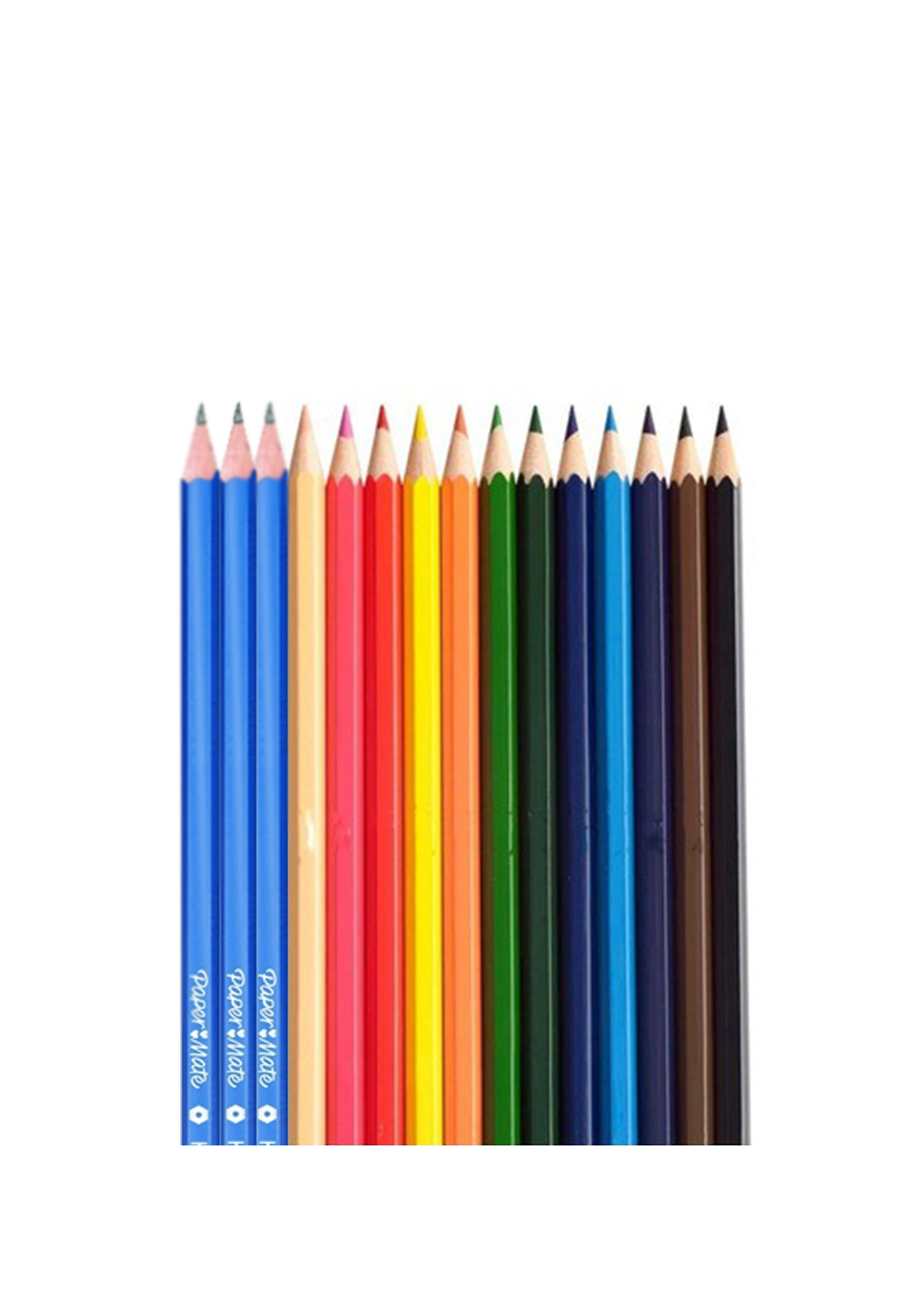 Lápices de Colores Paper Mate Set 12 Colores + 3 Grafito