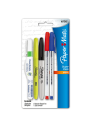 Pack Paper Mate 2 Lápices Pasta, Corrector, Marcador y Destacador P507186