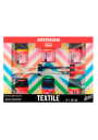 Pintura Textil Amsterdam Set 6 x 16ml + 2 pinceles 59821608