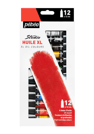Óleo Pebeo XL Studio Set 12 Colores 12ml 668100