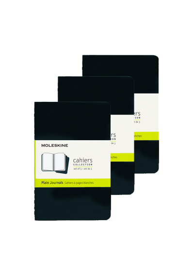 Libreta Moleskine Cahier Bolsillo (9 x 14 cm) Plana Set 3 MO704918