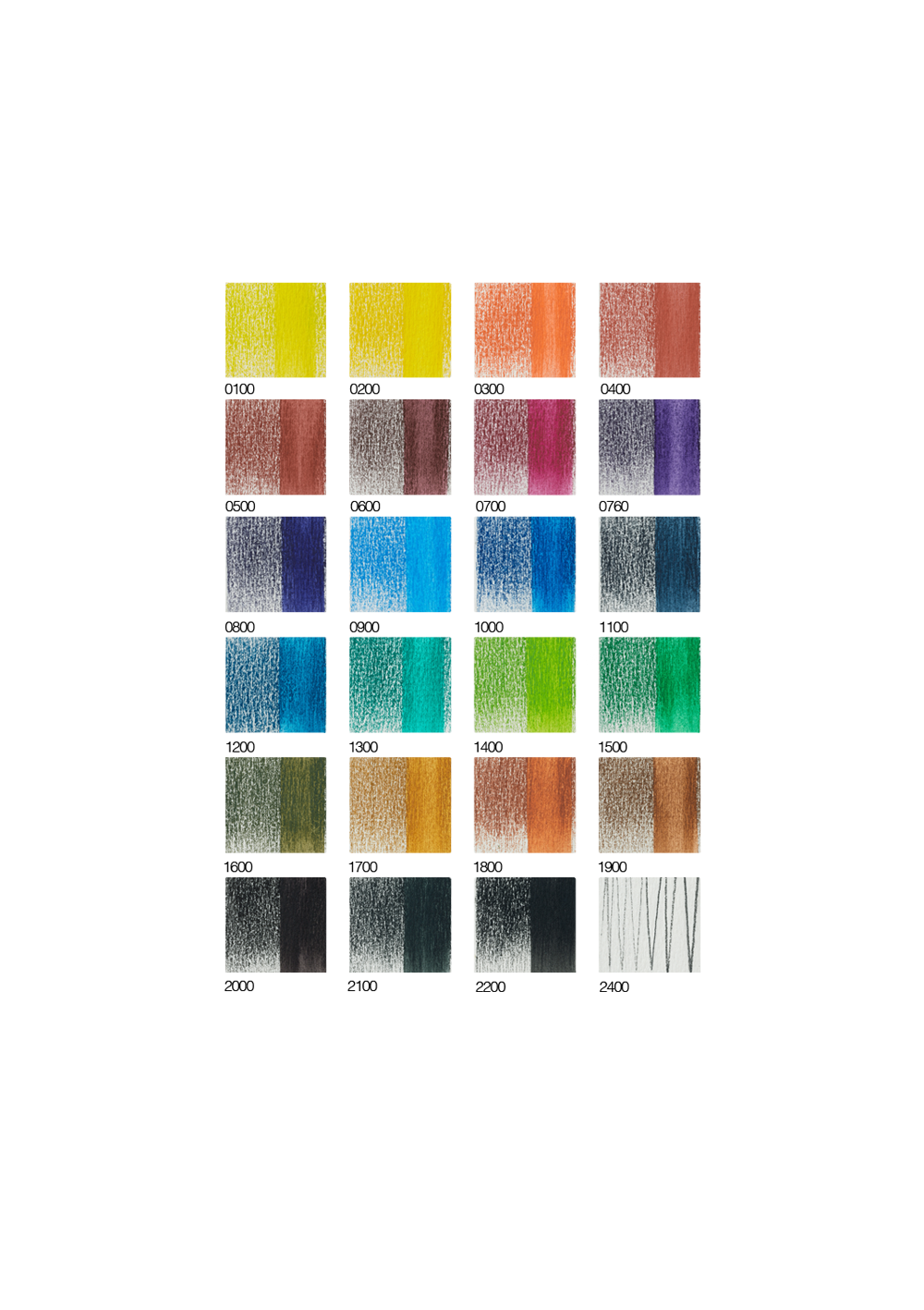 Lápices de Tinta Solubles al Agua Derwent Inktense Set 24 Colores 0700929