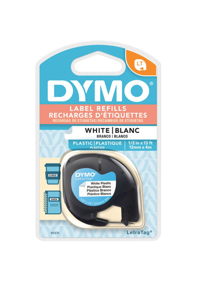 Cintas LT Dymo Plásticas de Colores 12mm x 4mt