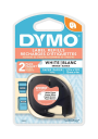 Cinta LT Dymo de Papel Negro sobre Blanco 2 Unidades 12mm x 4mt 10697