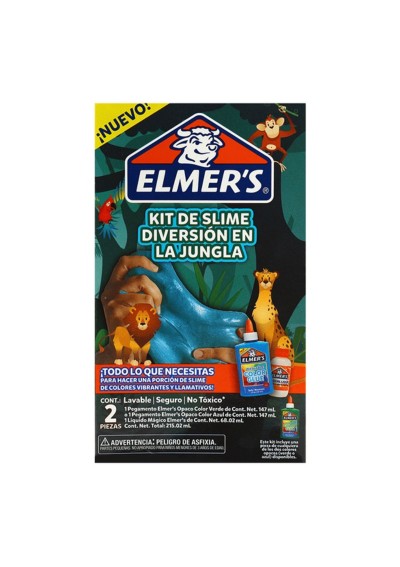 Kit Slime Elmer's Jungle Jam 2 Piezas 2190601