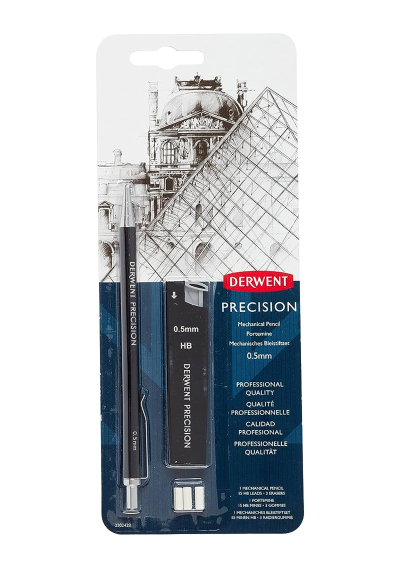 Portaminas Derwent de Precisión 0.5 mm + Repuestos 2302428