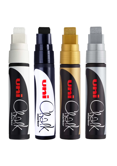 Marcadores Tiza Uni-Chalk 17K