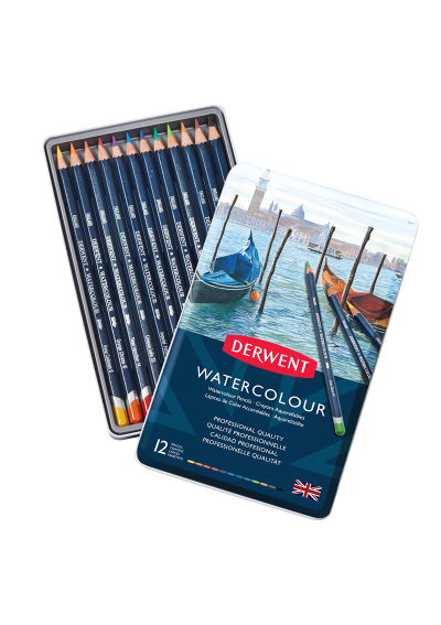 Lápices de Colores Acuarelables Derwent Watercolour Set 12 32881