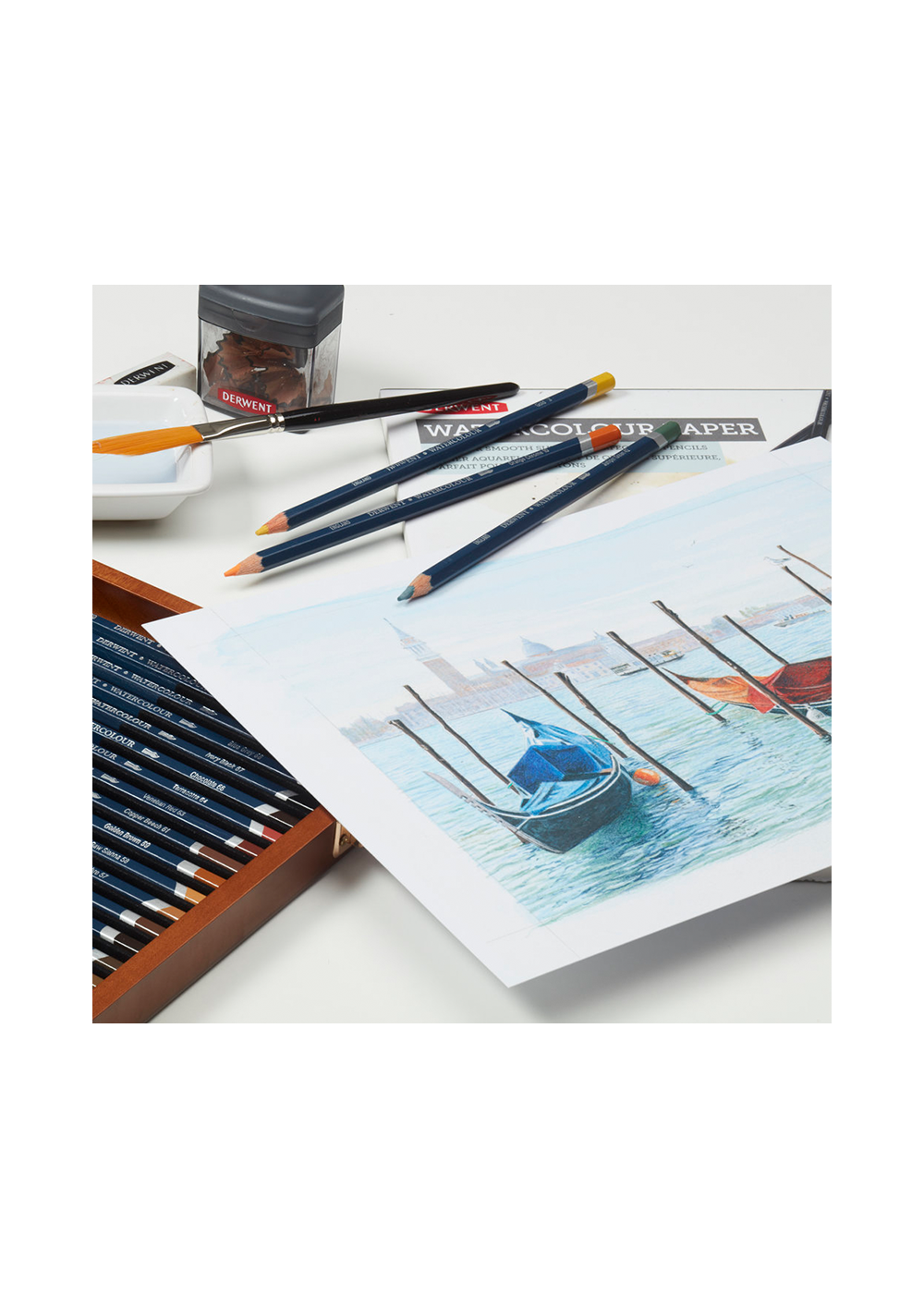Lápices de Colores Acuarelables Derwent Watercolour Set 24 32883