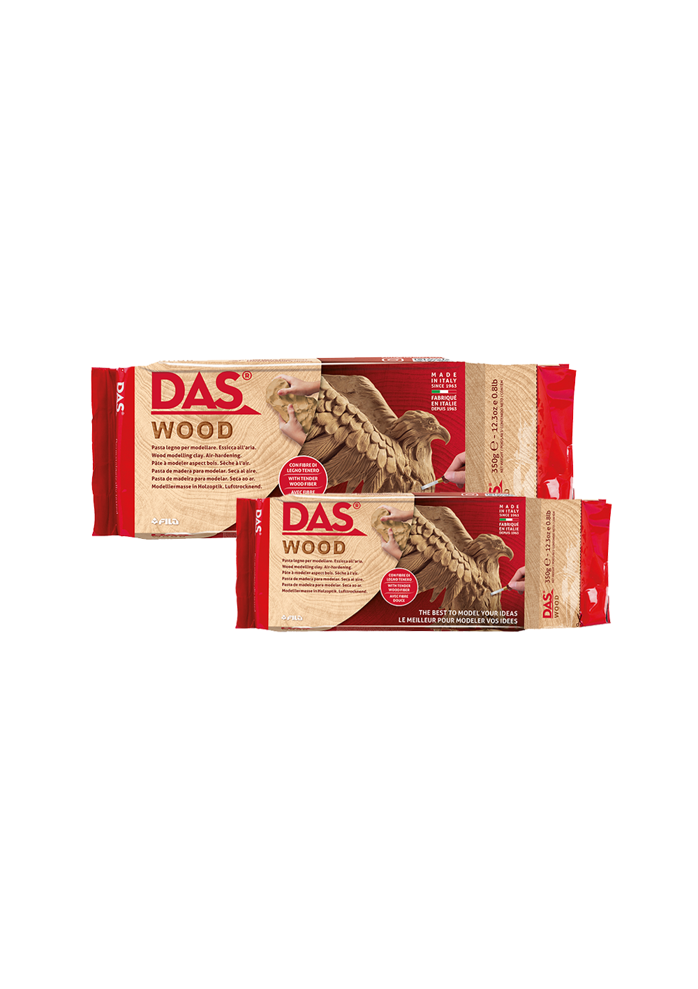 DAS Pasta para Modelar (Secado al Aire) - Blanca 1 Kg, Das