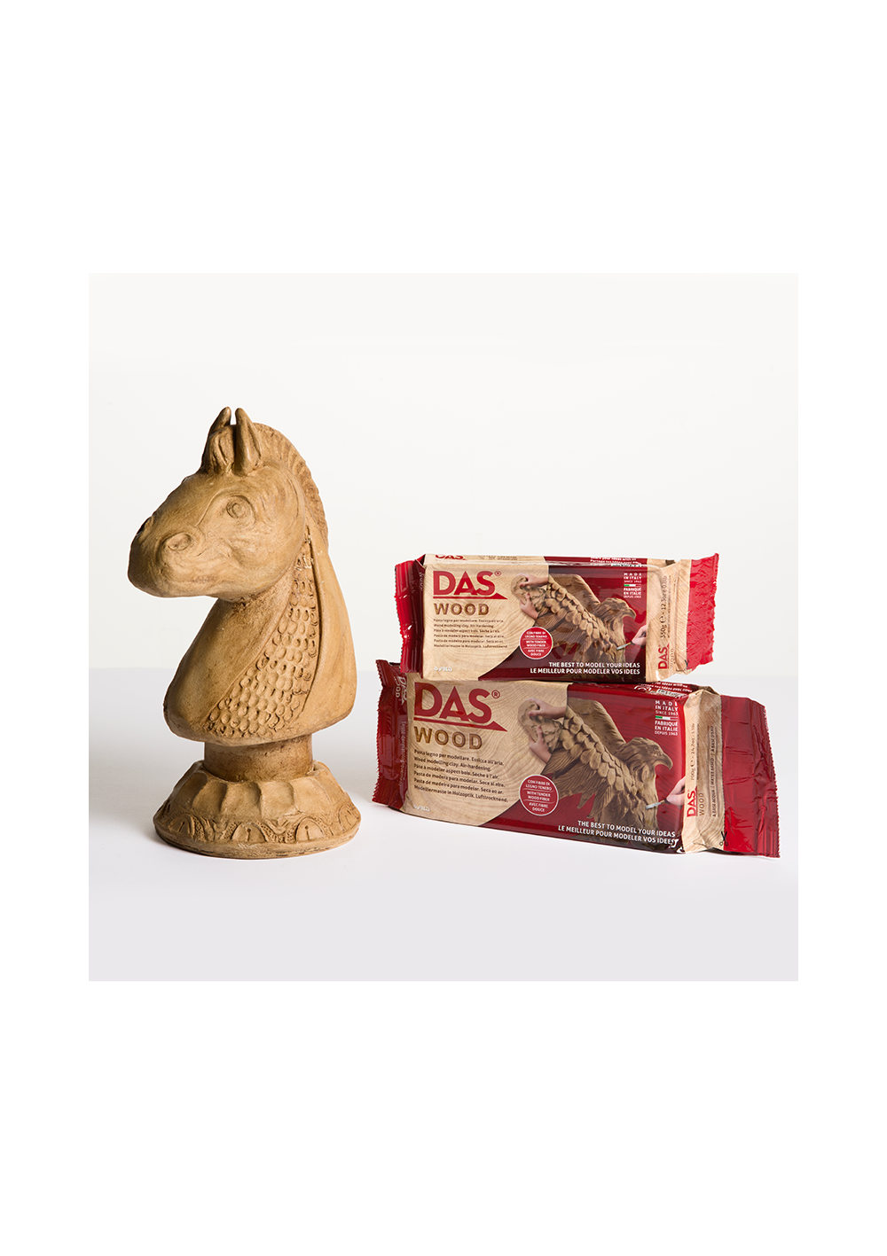 DAS Pasta para Modelar (Secado al Aire) - Terracota 1 Kg - Escultura &  Manualidades