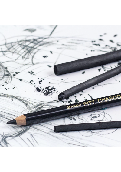 Lápiz Carboncillo Natural Pitt Faber Castell