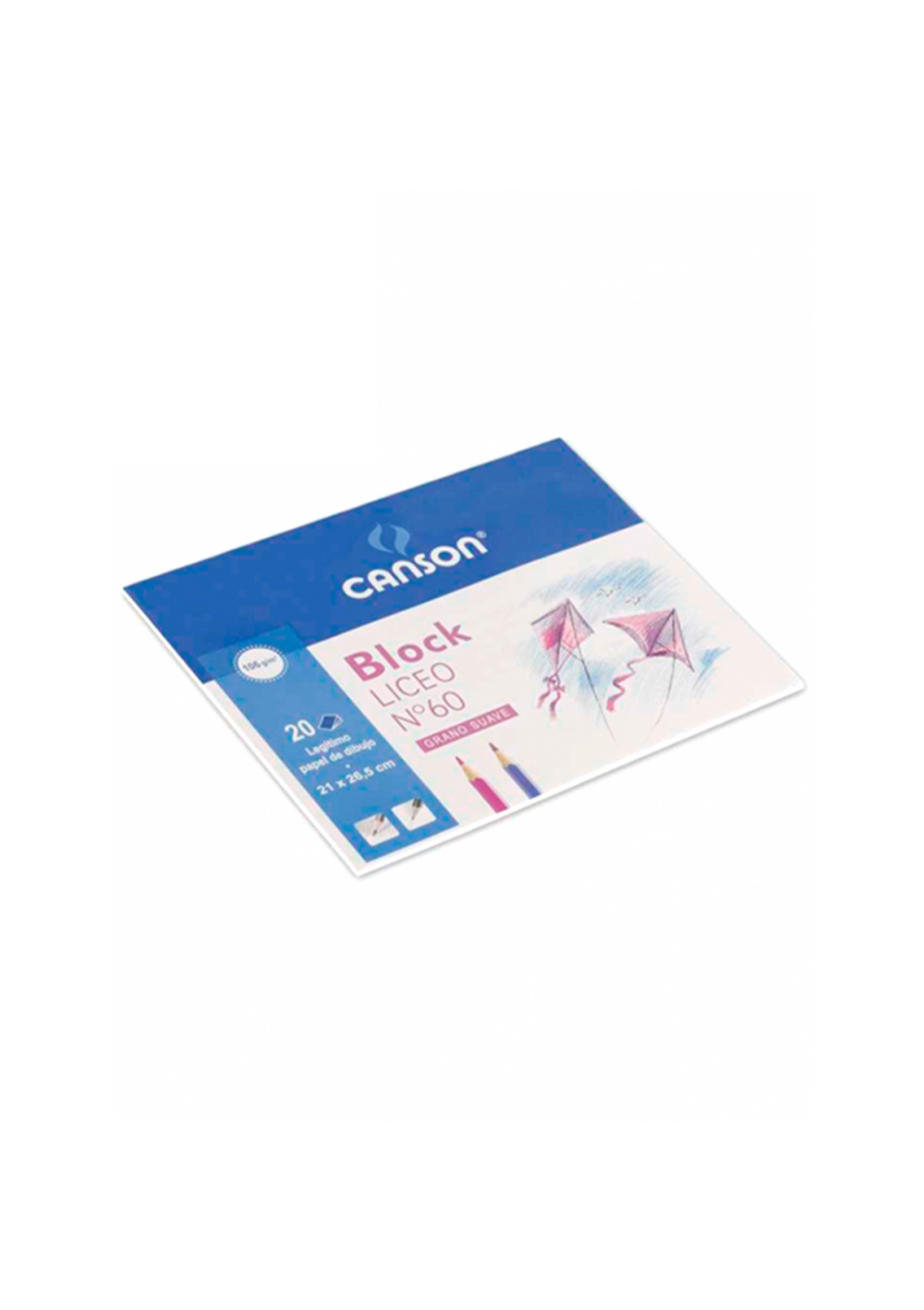 BLOC DESSIN COULEUR 210X297MM. A4 150GR. 20FLS. CANSON