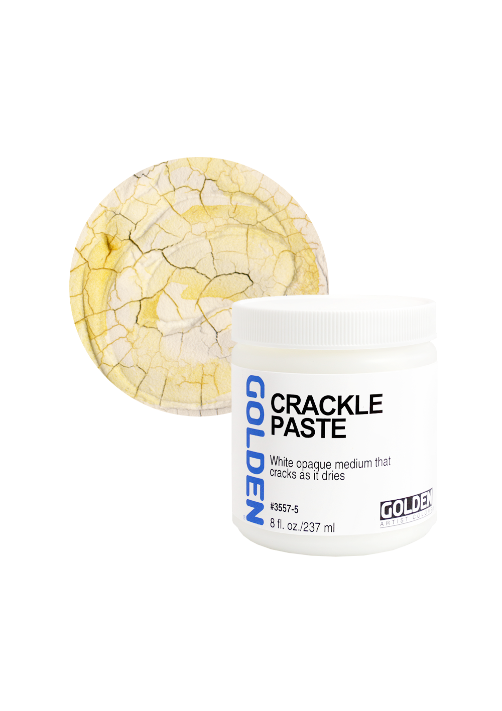 Golden 8 oz Crackle Paste