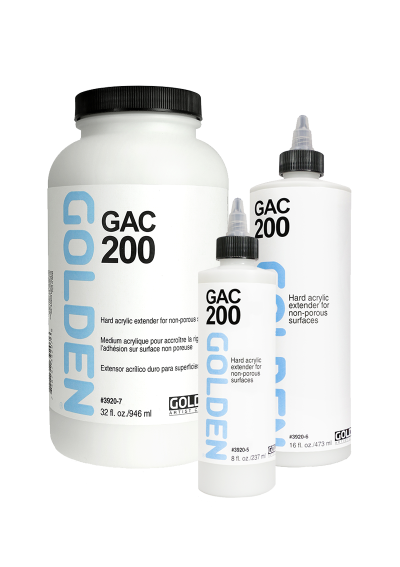 Medium Golden GAC-200 Extensor Acrílico Duro para Superficies No Porosas