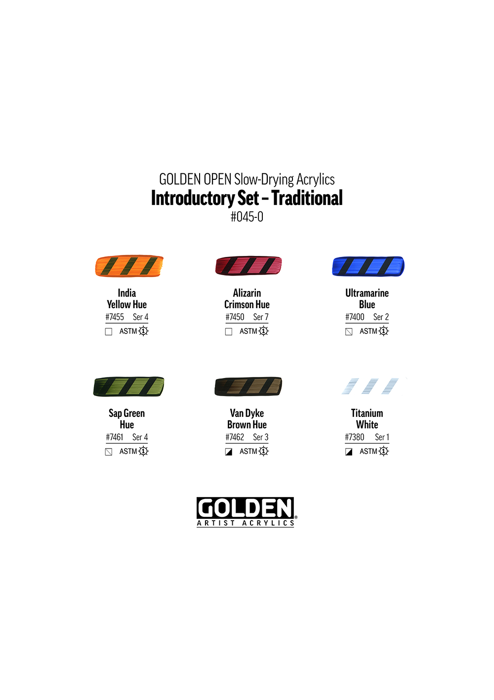 Golden OPEN Introductory Set Traditional