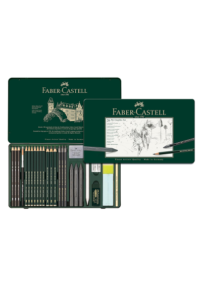 Caja Grafito Faber Castell 26 Piezas FC112974