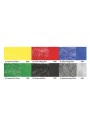 Barras de Tinta Solubles al Agua Derwent XL Inktense Set 6 Colores 2306161