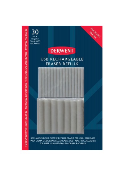 Repuestos de Goma Recargable USB Derwent 30u