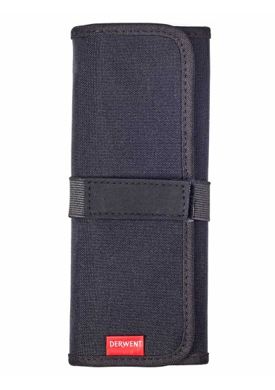 Estuche Enrollable Derwent Negro Para 24 Lápices + Accesorios 2306206