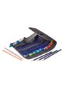 Estuche Enrollable Derwent Negro Para 24 Lápices + Accesorios 2306206
