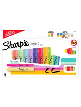 Destacadores Sharpie Tonos Pasteles Set 16 Colores 2165241