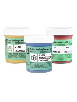 Engobes para Cerámica Velvet Underglaze Amaco 2oz