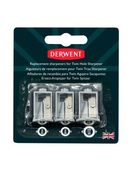 Afiladores de Repuesto para Sacapuntas Doble a Pila Derwent 2302353