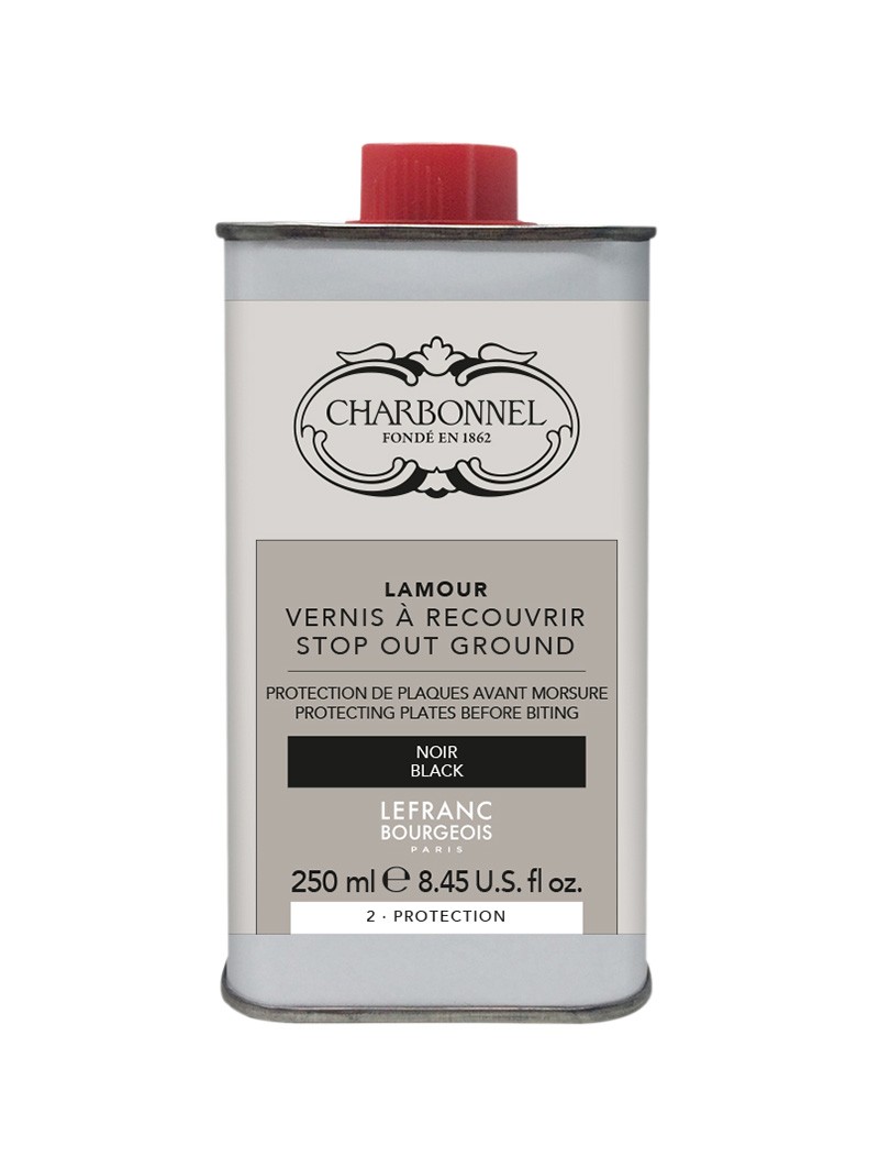 Barniz Protector para Grabado en Metal Charbonnel Lamour Negro 250ml 301645 Barniz Protector para Grabado en Metal Charbonnel Lamour Negro 250ml 301645